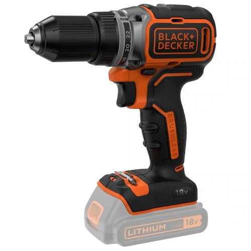Black & Decker BL186N Cordless Drill 1650 RPM Keyless Black Orange