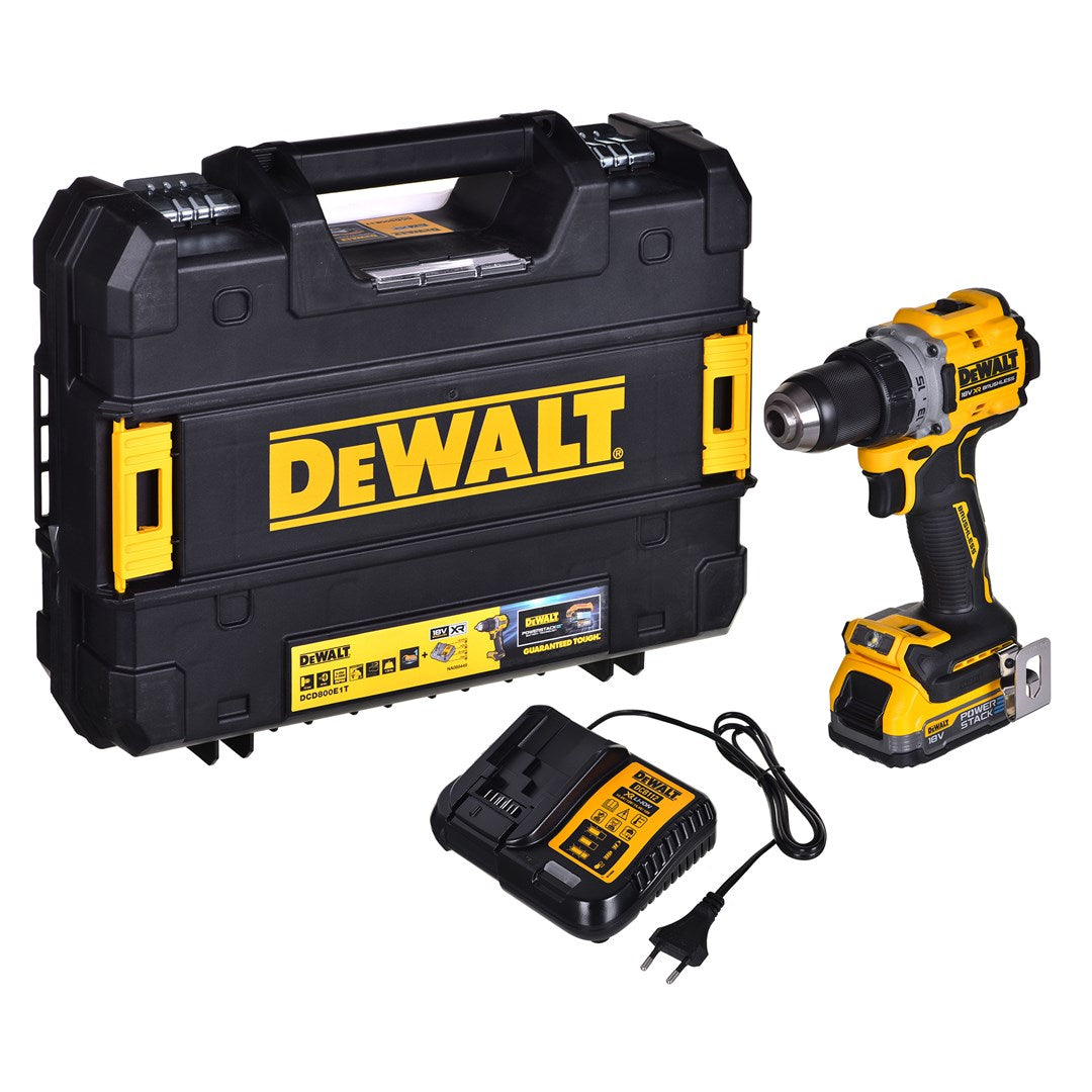 DEWALT DCD800E1T Cordless Screwdriver 18V 90Nm