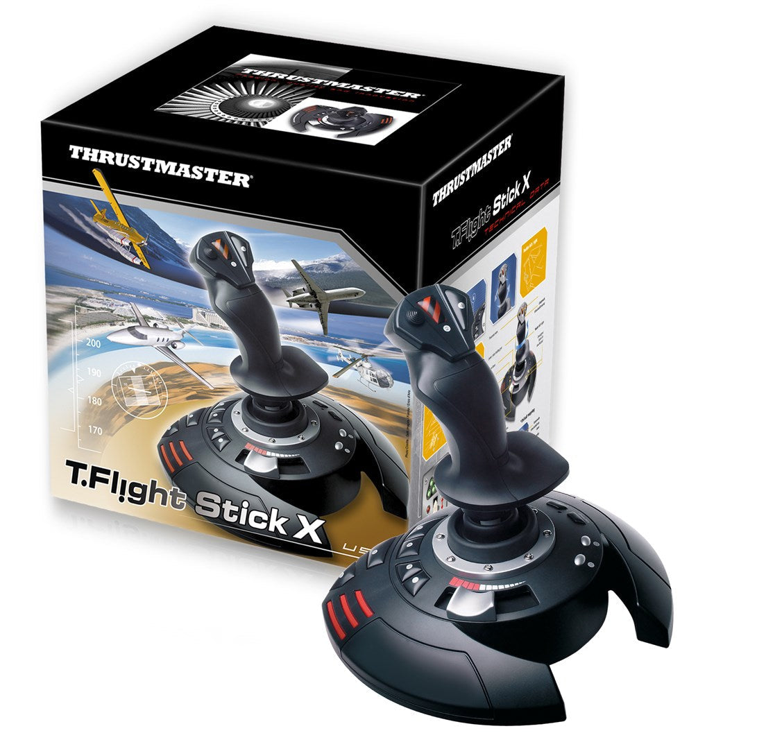 Thrustmaster T.Flight Stick X Black  Red  Silver USB Joystick Analogue PC  Playstation 3