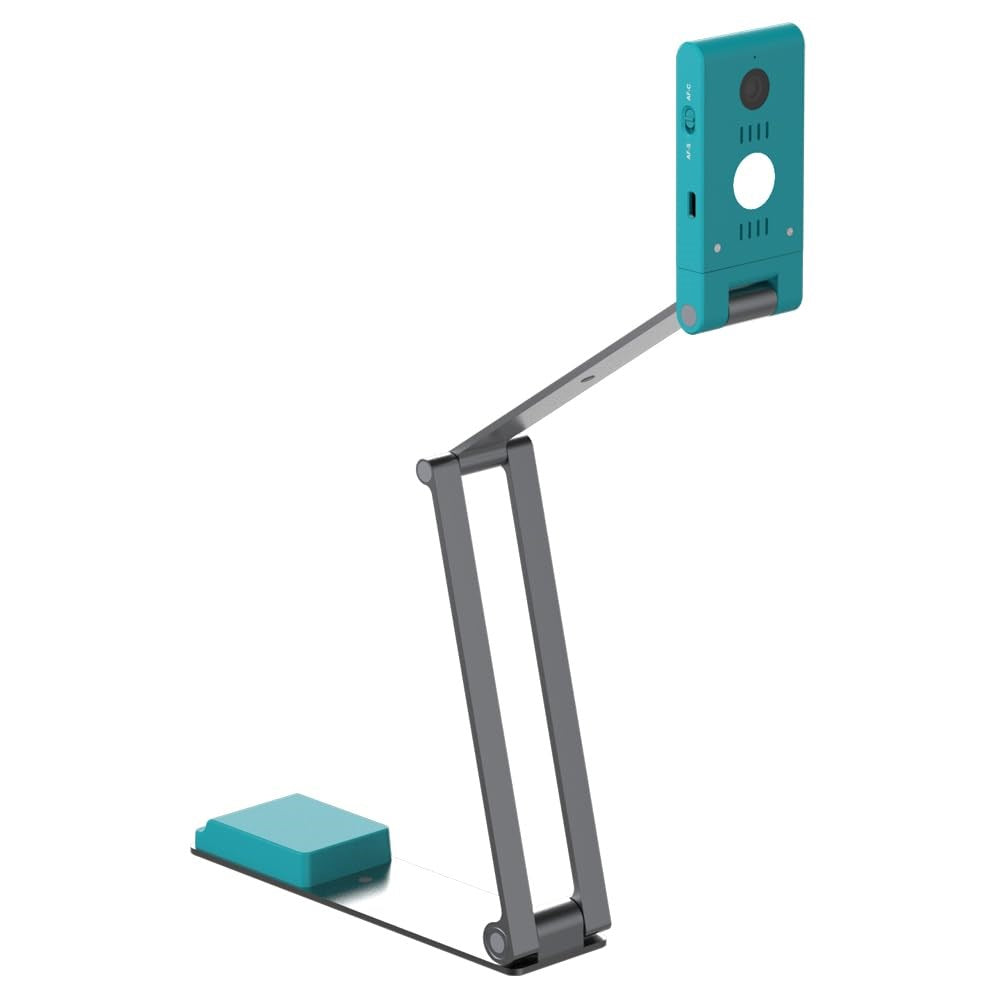 IRIS IRIScan Visualizer 7 Overhead Scanner 4160 x 3120 DPI Arctic Blue/Silver 464665