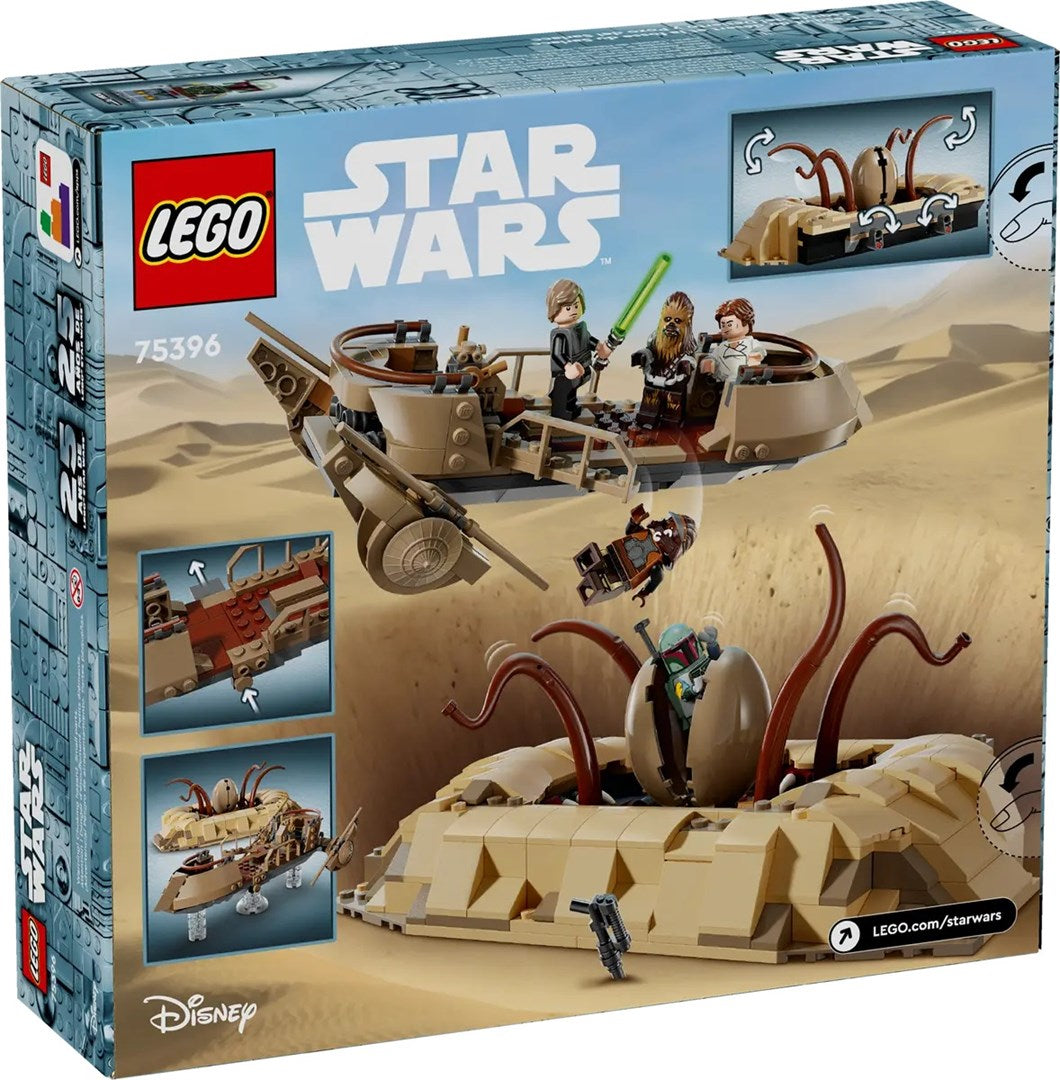 LEGO 75396 Star Wars Desert Skiff and Sarlacc Pit Playset (75396)