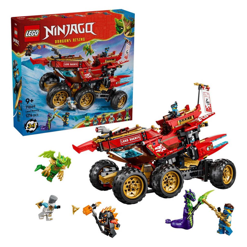 LEGO NINJAGO Land Bounty - 1214 Elements - Age 9+ - Model 71869