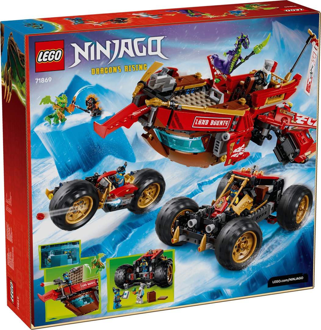 LEGO NINJAGO Land Bounty - 1214 Elements - Age 9+ - Model 71869