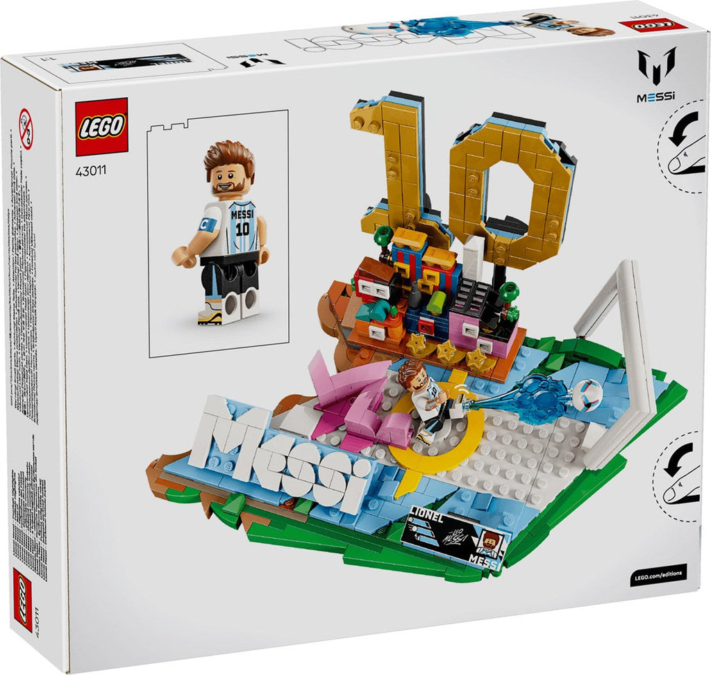 LEGO Building Blocks Lionel Messi - Football Highlights Set 43011 - 500 Elements - For Ages 10+