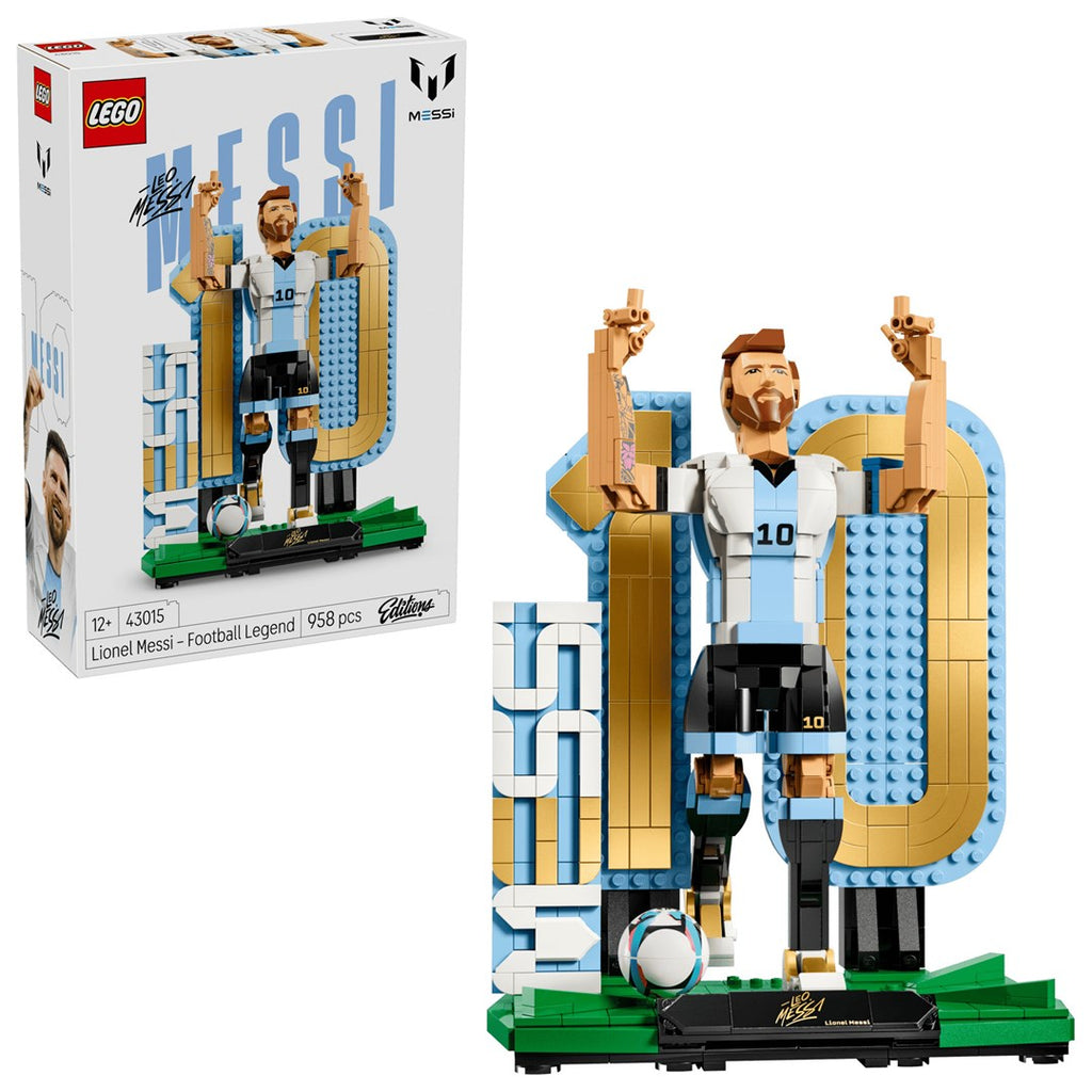 LEGO EDITIONS 43015 Lionel Messi - Football Legend Building Blocks 958 Pieces Ages 12+