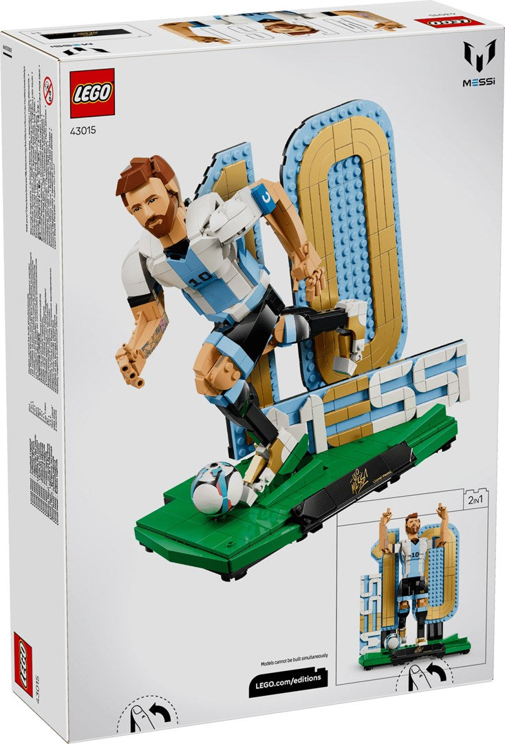 LEGO EDITIONS 43015 Lionel Messi - Football Legend Building Blocks 958 Pieces Ages 12+
