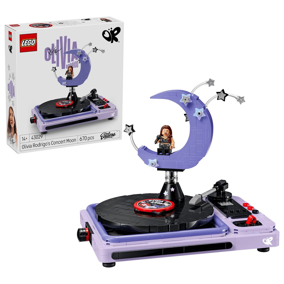 LEGO EDITIONS Olivia Rodrigo's Concert Moon Building Set 670 Elements Ages 14+ Model 43029