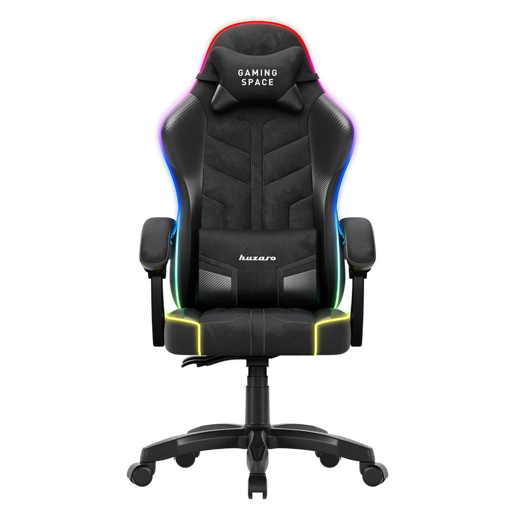 huzaro HZ-FORCE 2.7 RGB Black Gaming Chair Padded Seat USB Powered