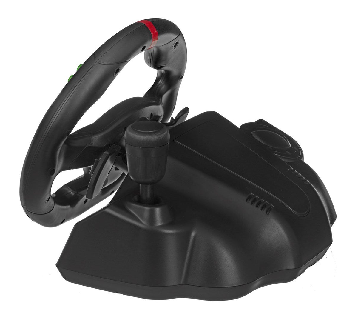 Esperanza EGW101 Gaming Controller - Steering Wheel - Black Green - for PlayStation, PlayStation 3 - Digital USB