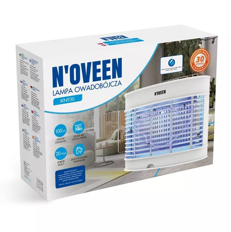 N'OVEEN Insecticide Lamp 100 m² 20 W Replaceable Bulb Model IKN930