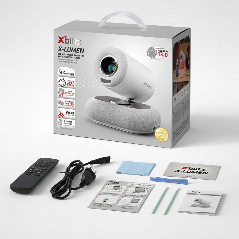 X-LUMEN MULTIMEDIA LED PROJECTOR WITH ANDROID SYSTEM