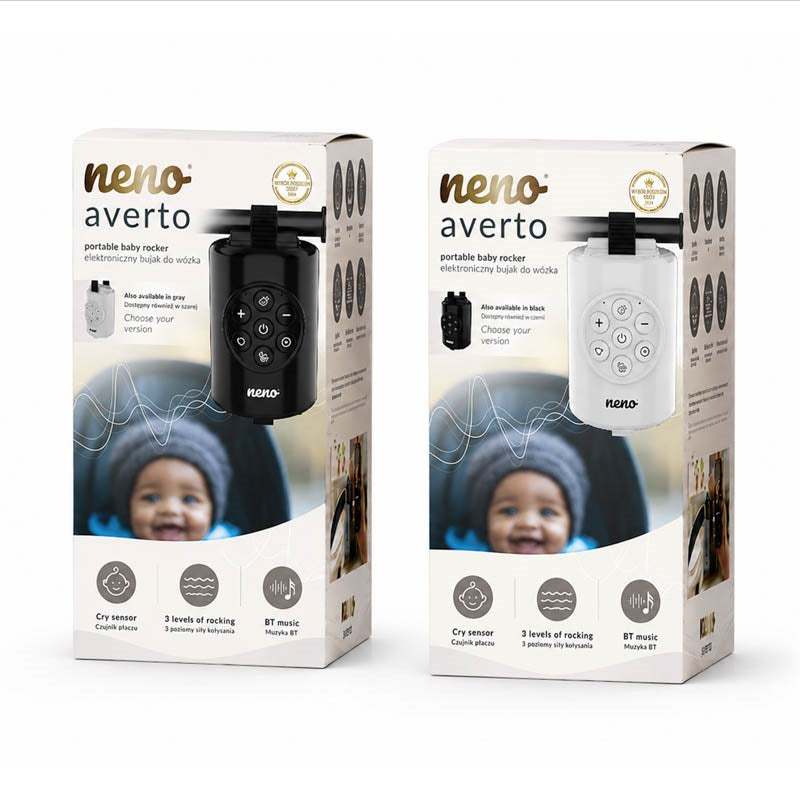 neno AVERTO GREY Electronic Stroller Rocker, 9 kg Capacity, Bluetooth