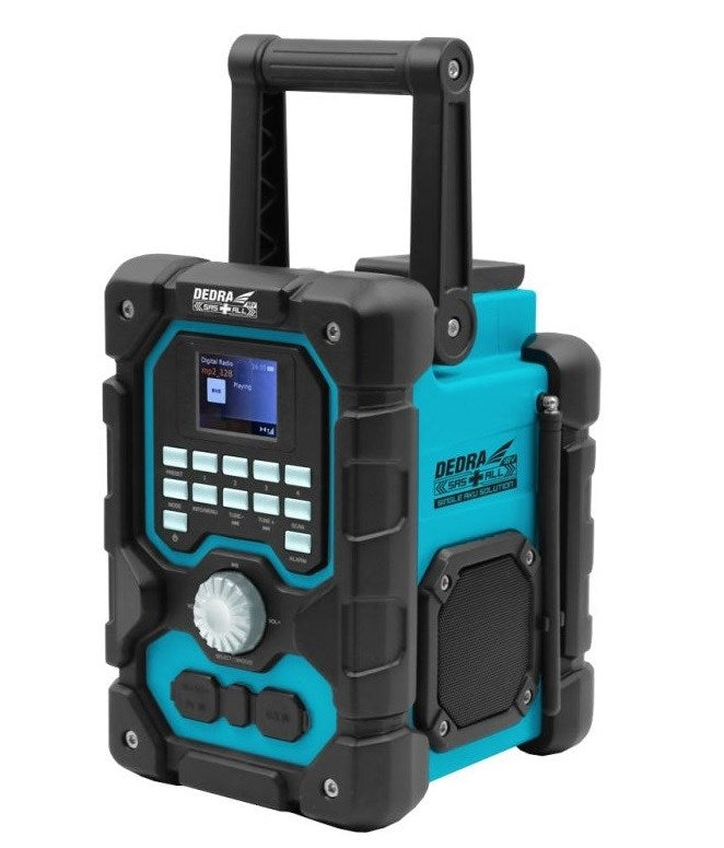DEDRA DED7006BT Cordless DAB+/FM Bluetooth Radio 18V USB