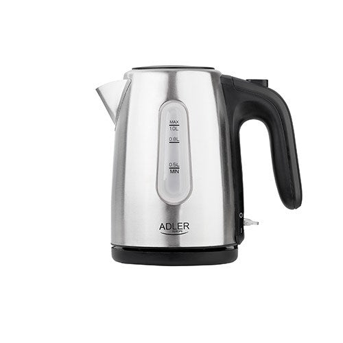 Adler Electric Kettle 1 L 1200 W Black, Hazelnut, Stainless Steel | Model: AD 1273