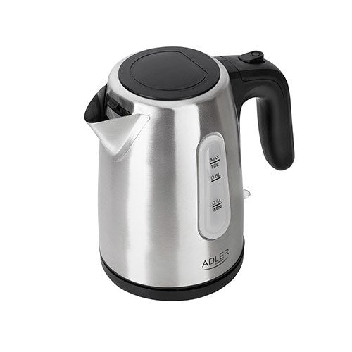 Adler Electric Kettle 1 L 1200 W Black, Hazelnut, Stainless Steel | Model: AD 1273