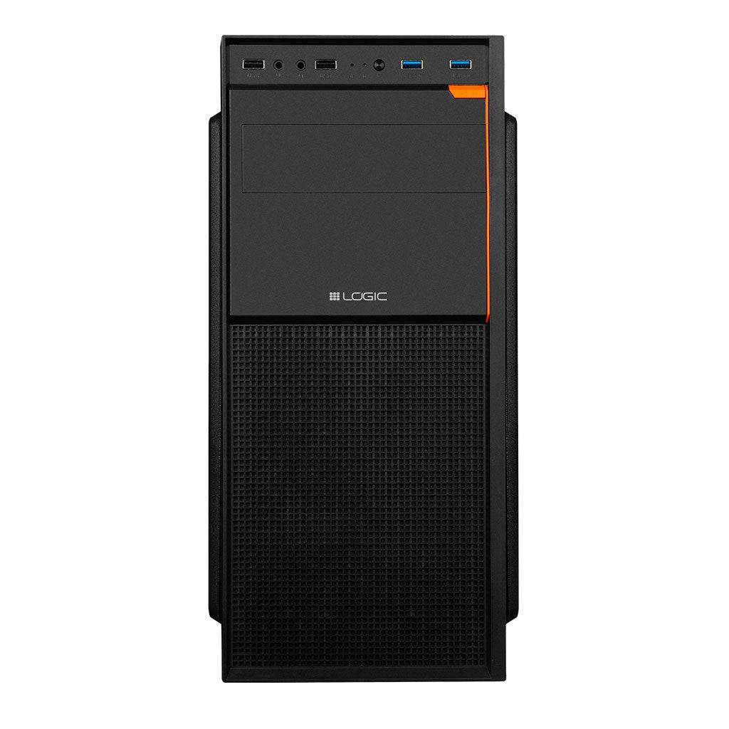 LOGIC CASE J23 USB 3.0 X 2 Midi Tower Case Black AT-J023-10-0000000-0002