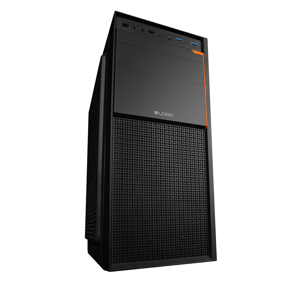 LOGIC CASE J23 USB 3.0 X 2 Midi Tower Case Black AT-J023-10-0000000-0002