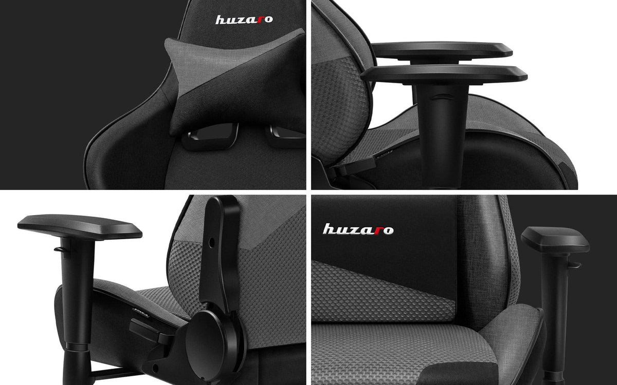 HUZARO FORCE 6.2 Grey Mesh Gaming Chair