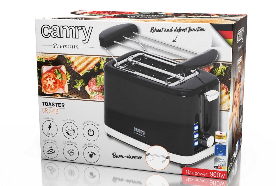 Camry CR 3218 Toaster Black