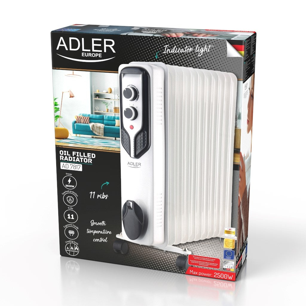 Adler AD 7817 11-Fin Oil Heater | Model: AD 7817