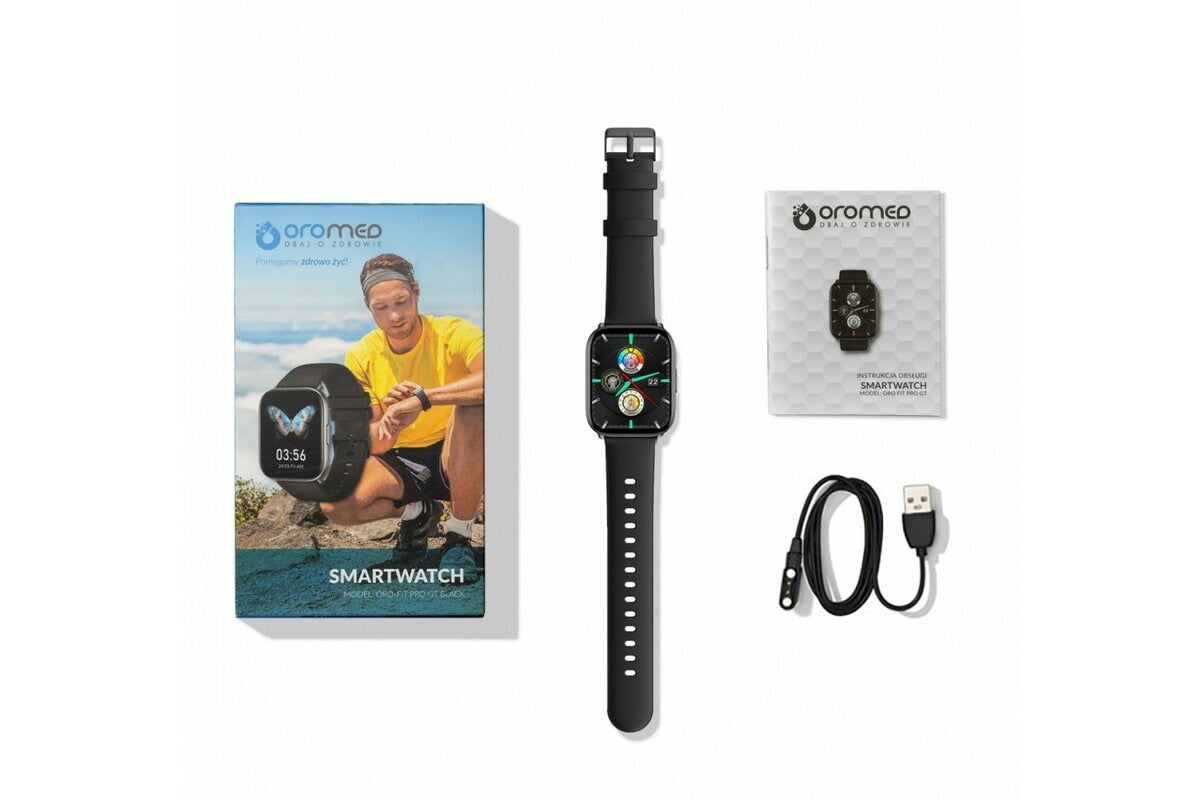 SMARTWATCH GOLD FIT PRO GT BLACK