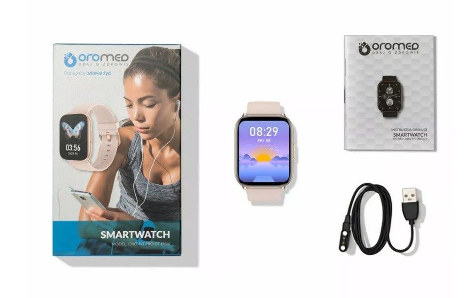 SMARTWATCH GOLD FIT PRO GT PINK