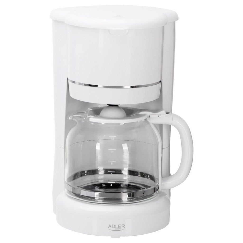 Adler AD 4383w Drip Coffee Maker for Ground Coffee - 1.5 L - White