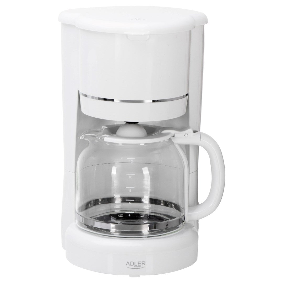 Adler AD 4383w Drip Coffee Maker for Ground Coffee - 1.5 L - White