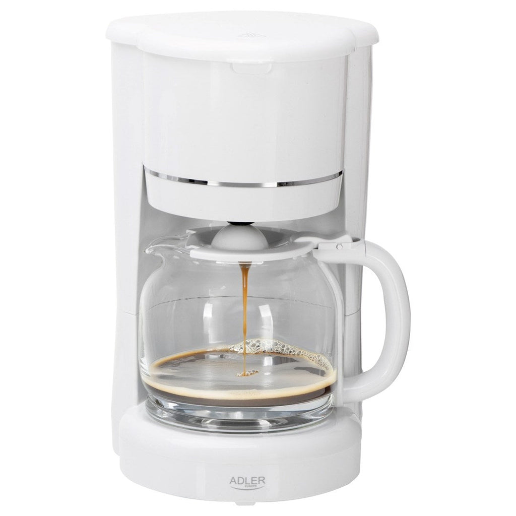 Adler AD 4383w Drip Coffee Maker for Ground Coffee - 1.5 L - White