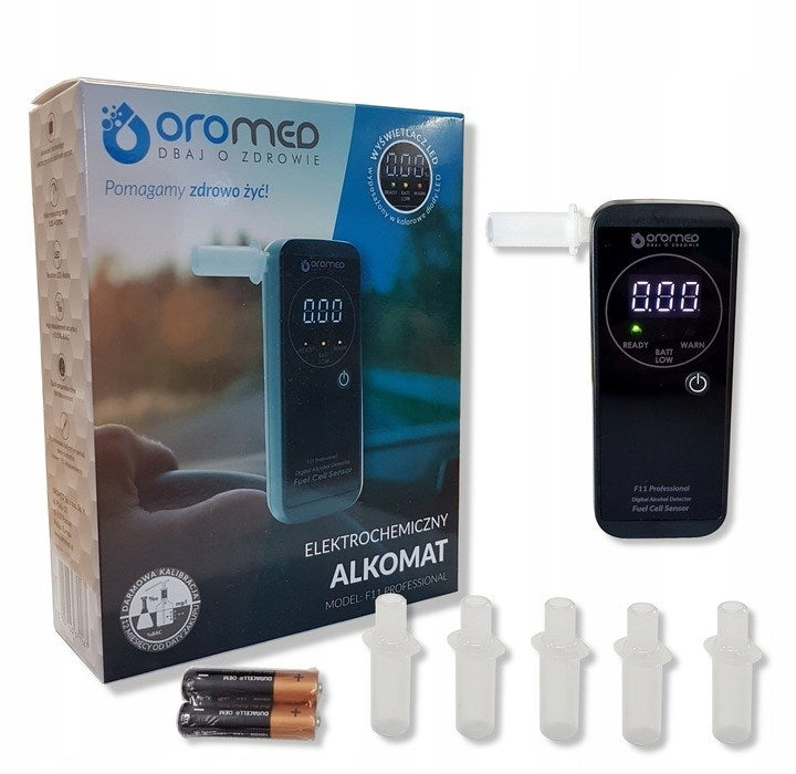 Oromed F11 PROFESSIONAL Alcohol Tester 0 - 4% Black
