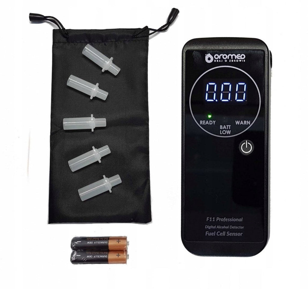 Oromed F11 PROFESSIONAL Alcohol Tester 0 - 4% Black