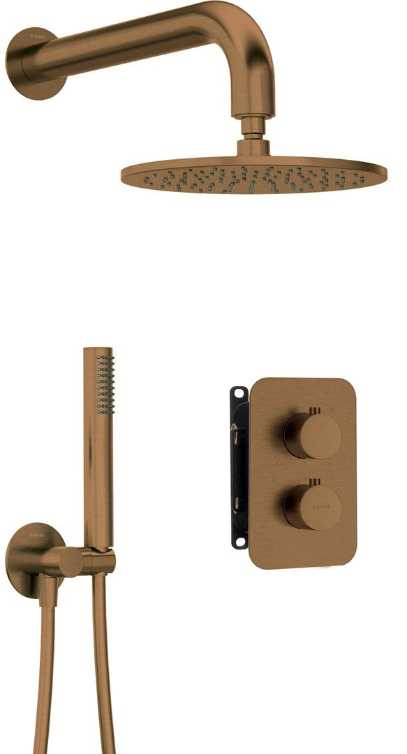Deante Concealed Shower Set with Thermostatic Box - Model BXYYCEBT