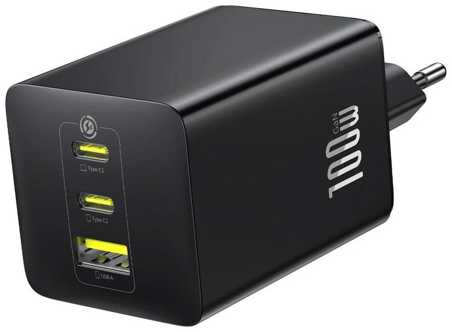 Baseus EnerFill FE11 PD QC 100W Wall Charger Black
