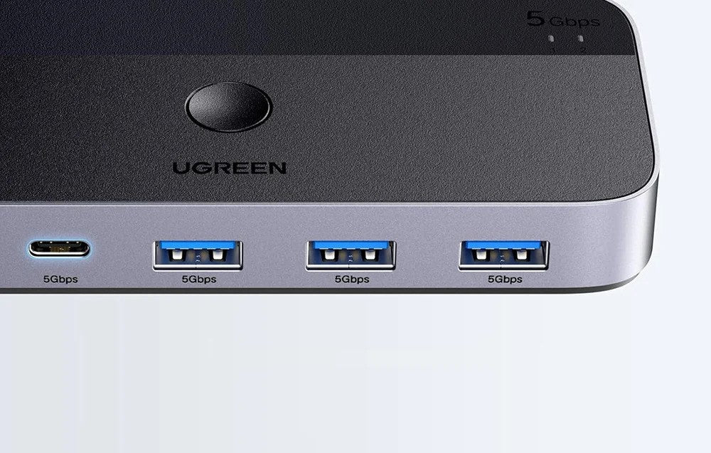 Ugreen USB 3.0 Sharing Switch 2 In 4 Out with Remote Control (15705)