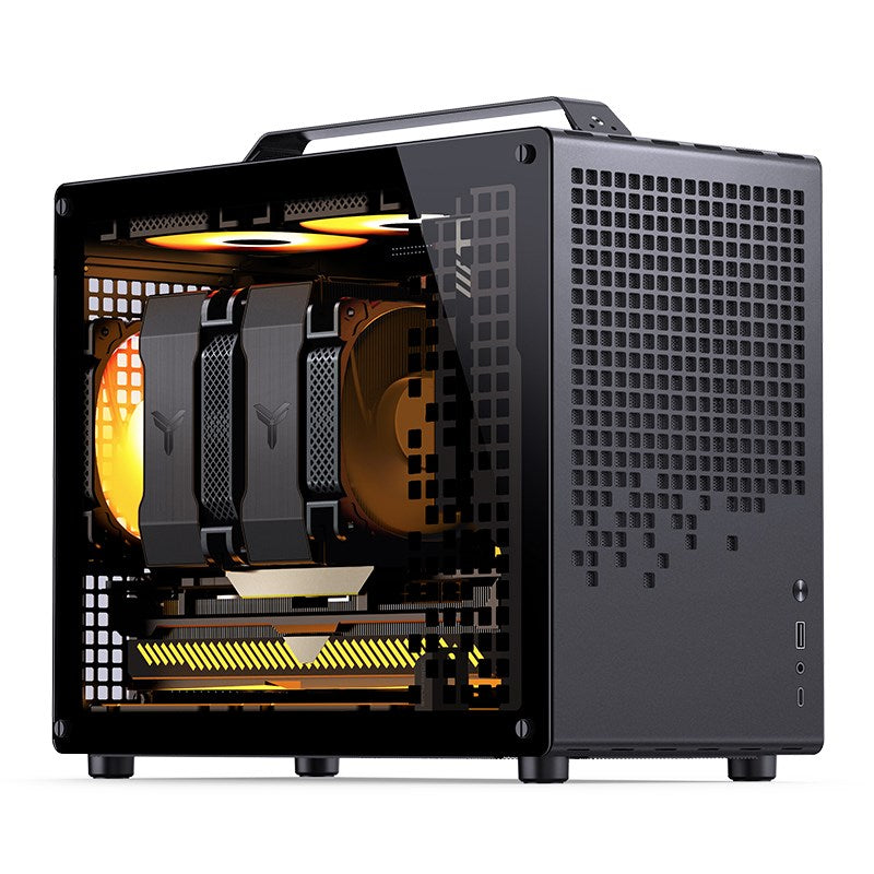 Jonsplus Z20 Micro-ATX Case - Black - Midi/Mini Tower - ATX - Z20 Black