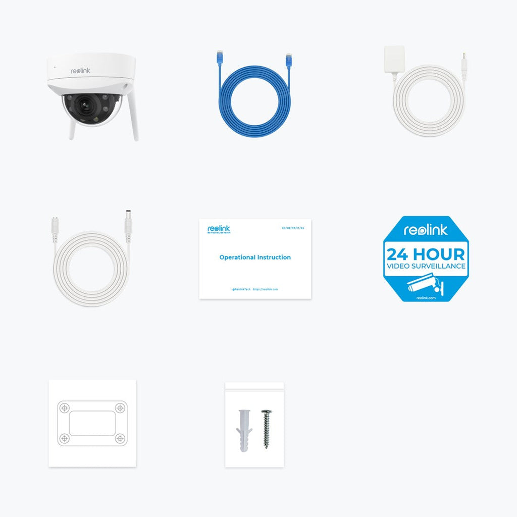 reolink IP CCTV Camera W437 4K Wi-Fi 6 1370 g IP67