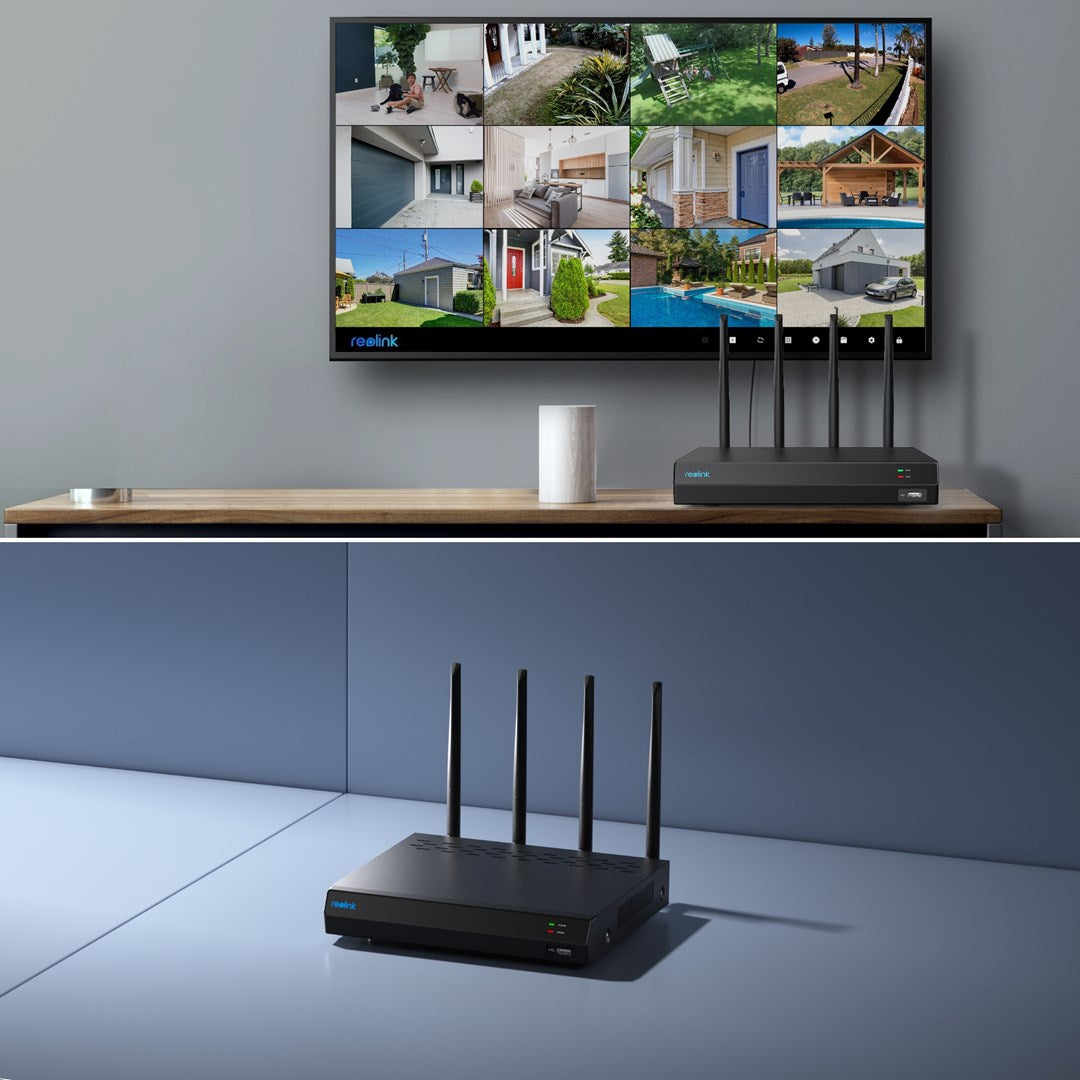 Reolink NVS12W - 12-Channel Wi-Fi 6 NVR with 2TB HDD