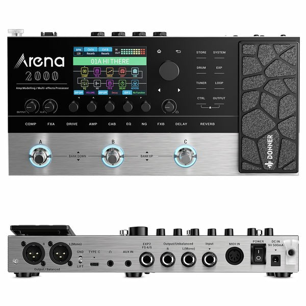 DONNER Arena 2000 - Guitar Effects Processor - 1760 g