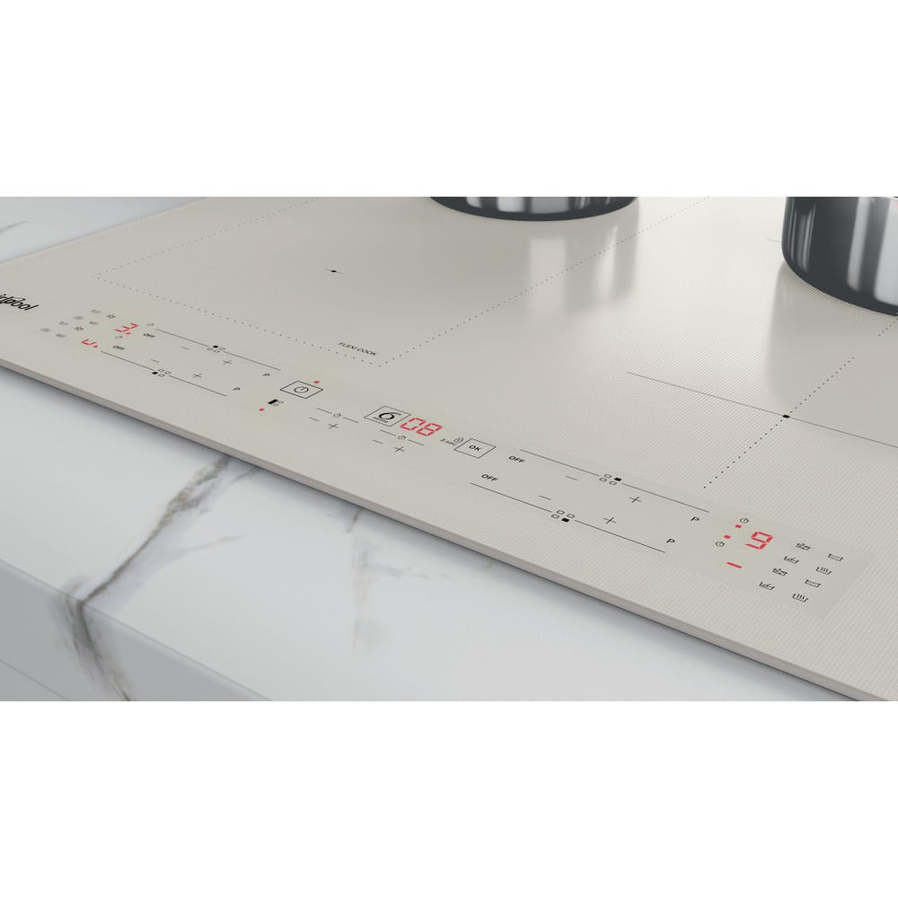 Whirlpool WLB6860NE/S Silver Built-in Induction Hob 4 Zones