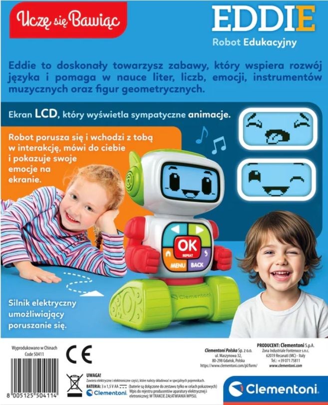 Clementoni Educational Robot Eddie