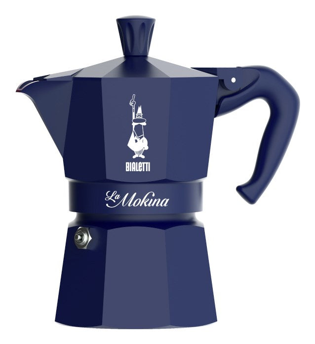 BIALETTI Moka Pot 0.04 L Blue Manual Coffee Maker 100740117