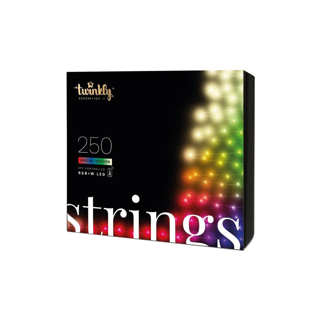 TWINKLY Strings 250 Special Edition Smart Christmas Tree Lights 250 LED RGB+W 20 m (TWS250SPP-BEU)