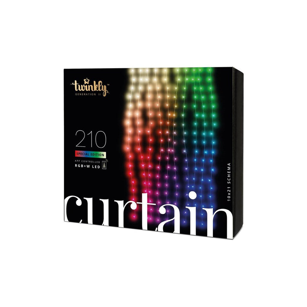 TWINKLY Curtain 210 Intelligent LED Lights 210 LED RGB+W 2.1 m (TWW210SPP-TEU)