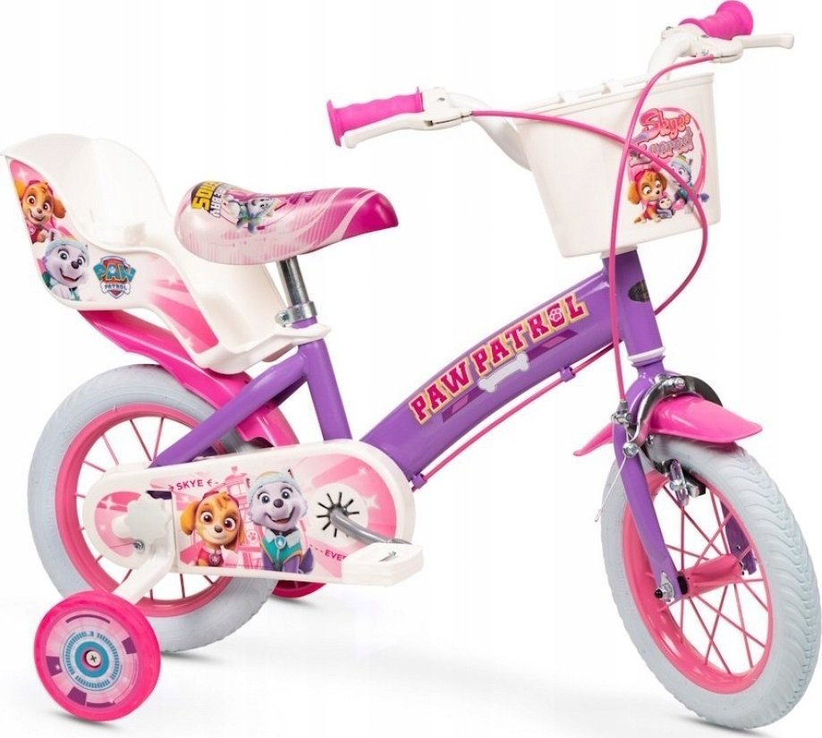 TOIMSA 12' Psi Patrol Purple Kids Bicycle 1280