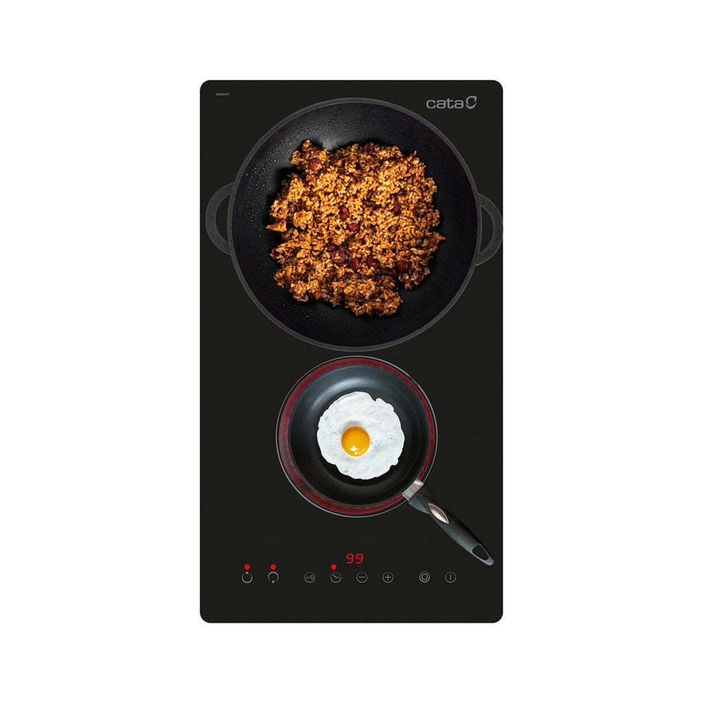 CATA Ceramic Hob 2 Zones 3200W TD 3002 BK