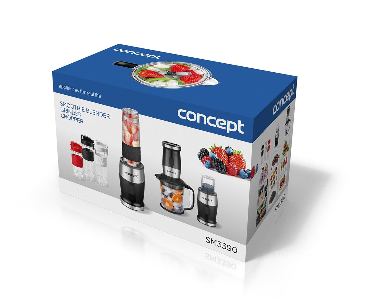 CONCEPT Immersion Blender 700 W 1.2 L Black Stainless Steel SM3390