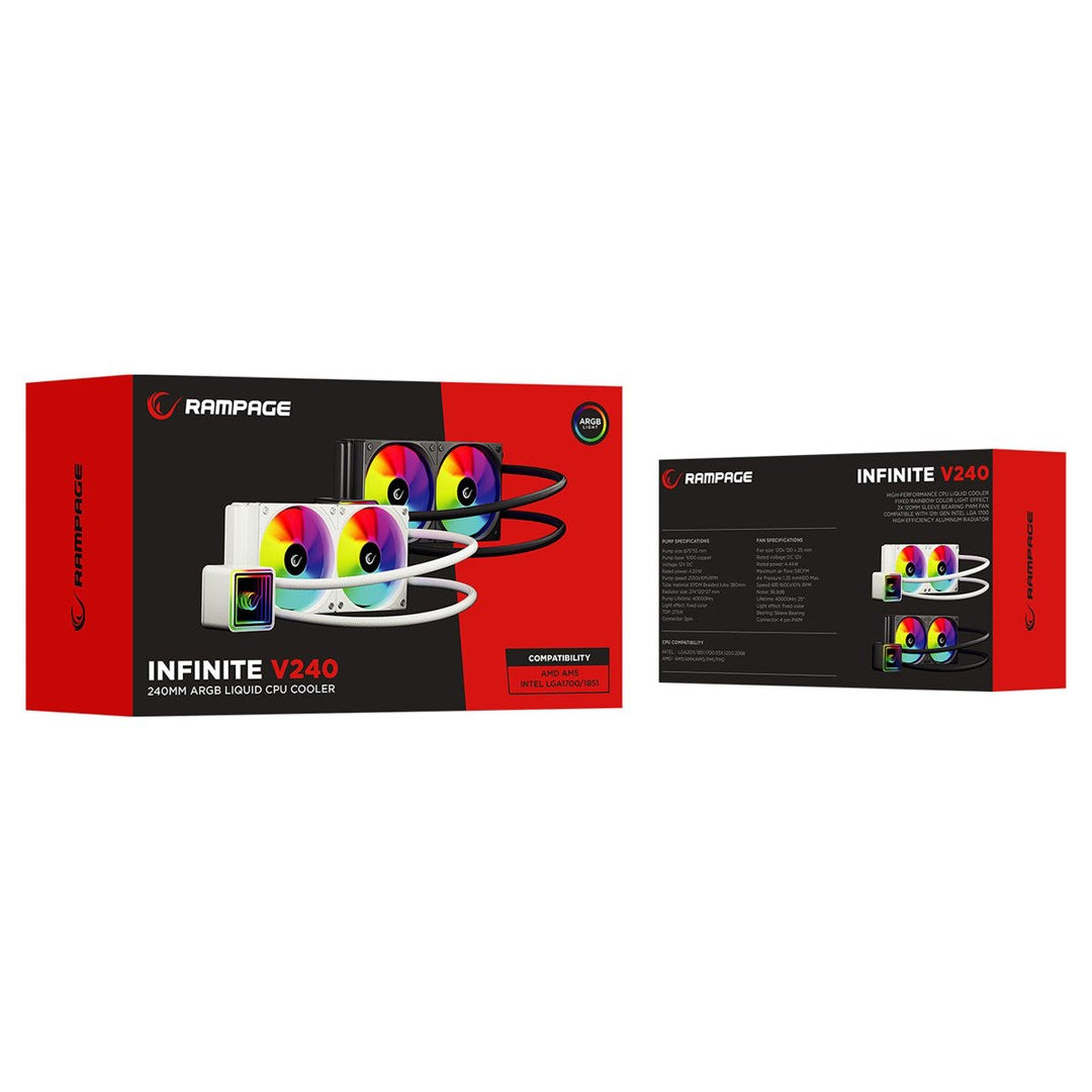 RAMPAGE INFINITE V240 WATER COOLING KIT Black