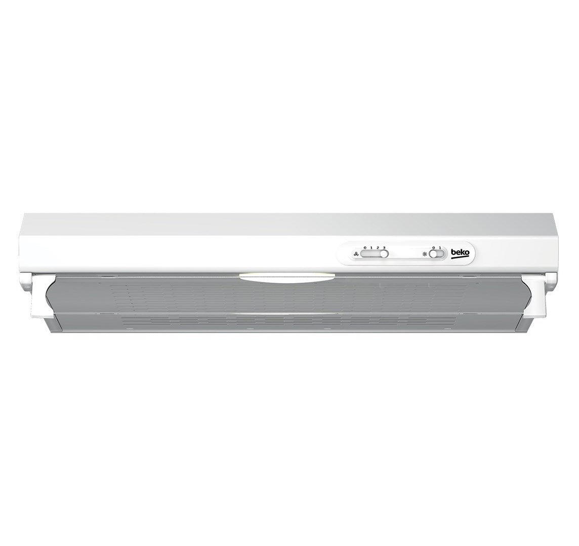 Beko Wall-mounted Cooker Hood White 160 m3/h