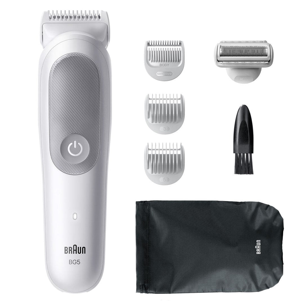 Braun Series 5 Body Groomer 80789712 Shaver Light Grey 100 min Runtime