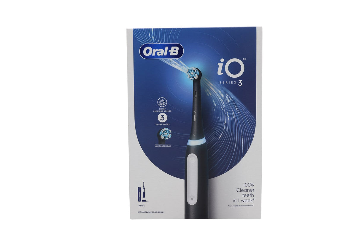 Oral-B Electric Toothbrush | iO3 Series | Rechargeable | For adults | Number of brush heads included 1 | Number of teeth brushing modes 3 | Black